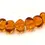 Thumbnail: Brown nuggets glass beads 12mm