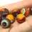 Thumbnail: Etched glass beads 14mm