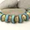 Thumbnail: Artisan matte glass beads 14mm