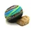 Thumbnail: Violet etched glass bead 20mm, 1pc
