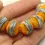 Thumbnail: Etched nuggets beads with lava textu