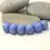 Thumbnail: Periwinkle rondelle beads 12mm