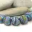 Thumbnail: Artisan matte donut beads for jewelry