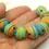 Thumbnail: Artisan matte donut beads for jewelry