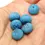Thumbnail: Rondelle beads 12mm with lava textured