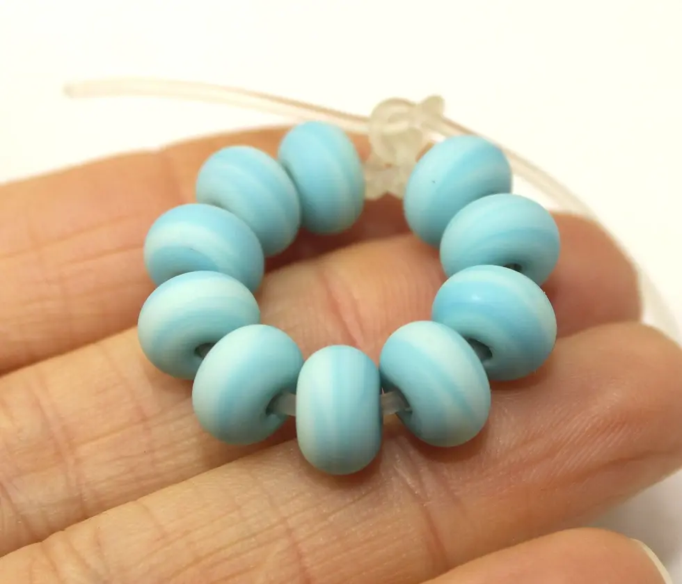 Light Turquoise etched spacer
