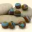 Thumbnail: Etched glass beads 14mm