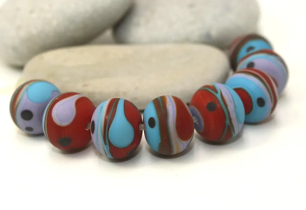 Artisan glass beads