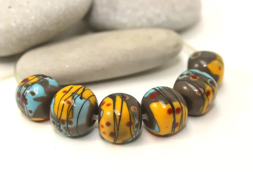 Artisan cube beads