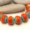 Thumbnail: Artisan glass beads 14(15)mm
