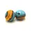 Thumbnail: Turquoise pair glass bead