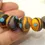 Thumbnail: Artisan matte donut beads for jewelry