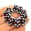 Thumbnail: Burgundy spacer beads 10mm with raised dots