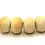 Thumbnail: Ivory etched rondelle beads 12mm