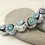 Thumbnail: Artisan donut beads for jewelr with polka