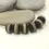 Thumbnail: Etched rondelle beads 12mm, 6/8/10pcs