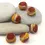 Thumbnail: Nuggets beads 14mm with lava texture