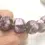 Thumbnail: Purple etched glass beads