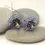 Thumbnail: Blue Purple pair glass bead poppy