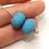 Thumbnail: Rondelle beads 12mm with lava textured