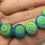 Thumbnail: Artisan glass beads 14mm with polka