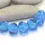 Thumbnail: Light Blue Turquoise nuggets beads 12mm