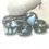 Thumbnail: blue etched glass beads