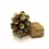 Thumbnail: Black bead with raised dots 15mm, 1pc
