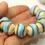 Thumbnail: Artisan matte glass beads 14mm