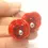 Thumbnail: Red pair bead poppys 20mm