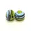 Thumbnail: Green pair glass bead
