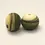 Thumbnail: Olive-Ivory etched pair glass bead 14mm
