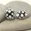 Thumbnail: Black pair beads with raised dots