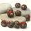 Thumbnail: Etched beads 14mm with lava texture