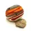 Thumbnail: Ivory etched glass bead 20mm, 1pc