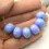 Thumbnail: Periwinkle rondelle beads 12mm