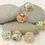 Thumbnail: Artisan glass beads with polka
