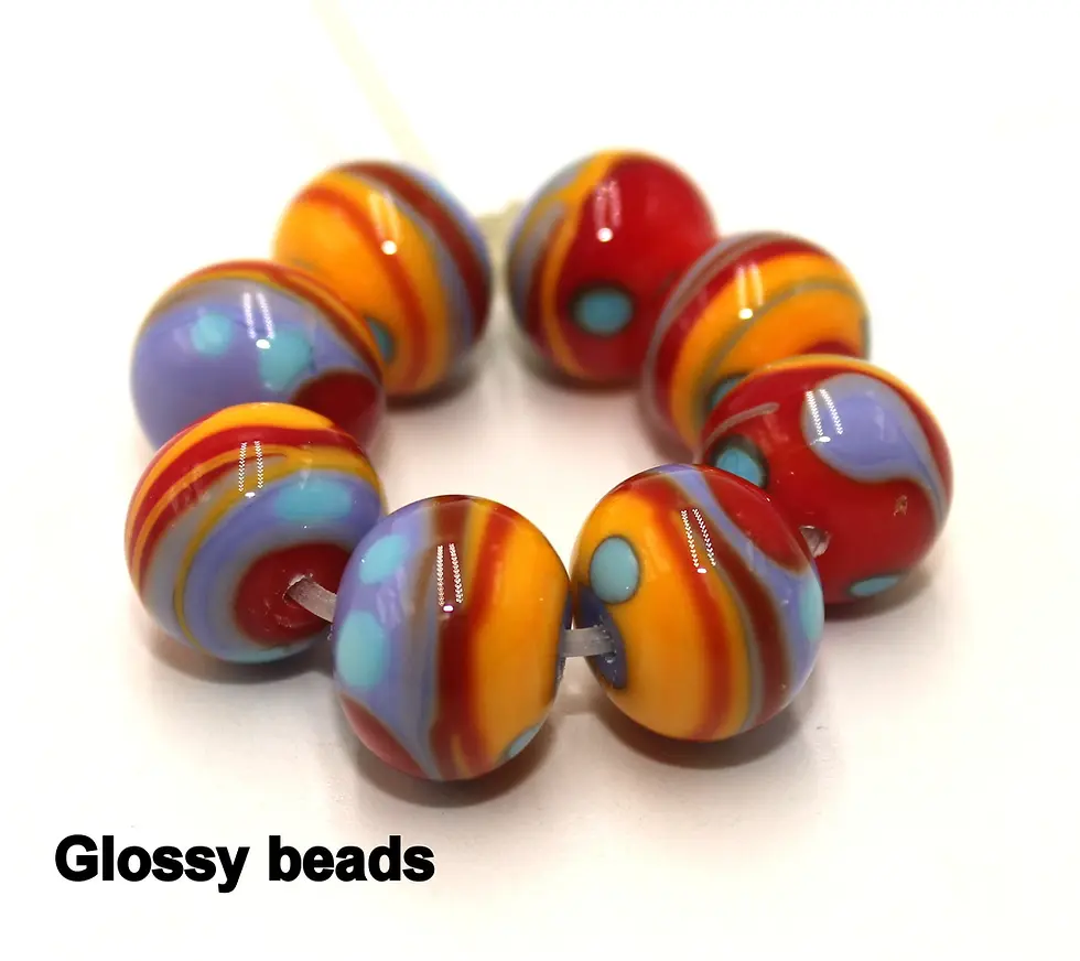 Artisan glass beads