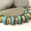 Thumbnail: Artisan matte glass beads 14mm