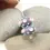 Thumbnail: Purple-Turquoise rondelle beads 12mm with raised dots
