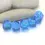 Thumbnail: Light Blue Turquoise nuggets beads 12mm