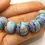 Thumbnail: Artisan matte donut beads for jewelry