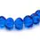 Thumbnail: Turquoise glass nuggets beads 12mm