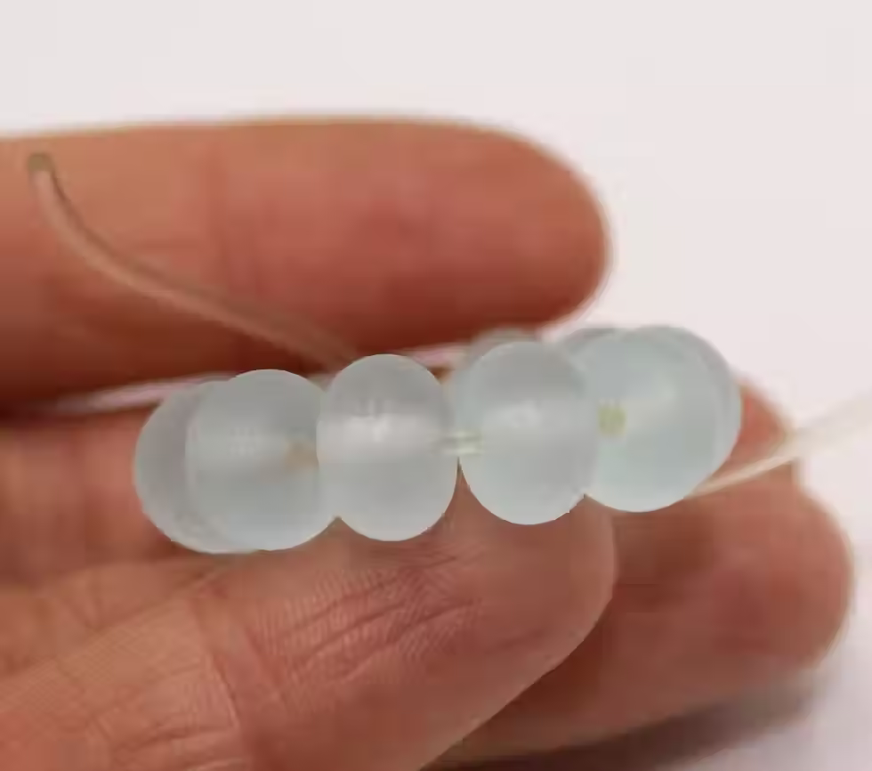 Pale blue etched spacer 8mm