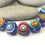 Thumbnail: Artisan glass beads 14(15)mm