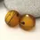 Thumbnail: Brown etched pair glass bead