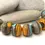 Thumbnail: Artisan matte donut beads for jewelry