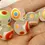 Thumbnail: Artisan glass beads with polka