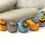 Thumbnail: Artisan donut beads for jewelr with polka