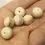 Thumbnail: Ivory etched rondelle beads